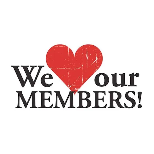 We Love Our Members graphic