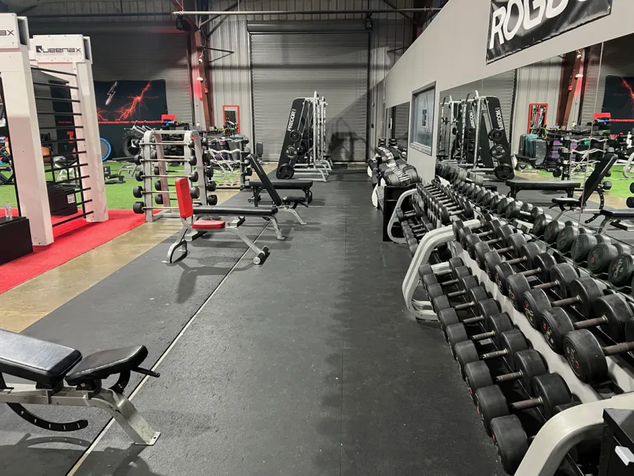 Gym equipment at True Performance Fitness