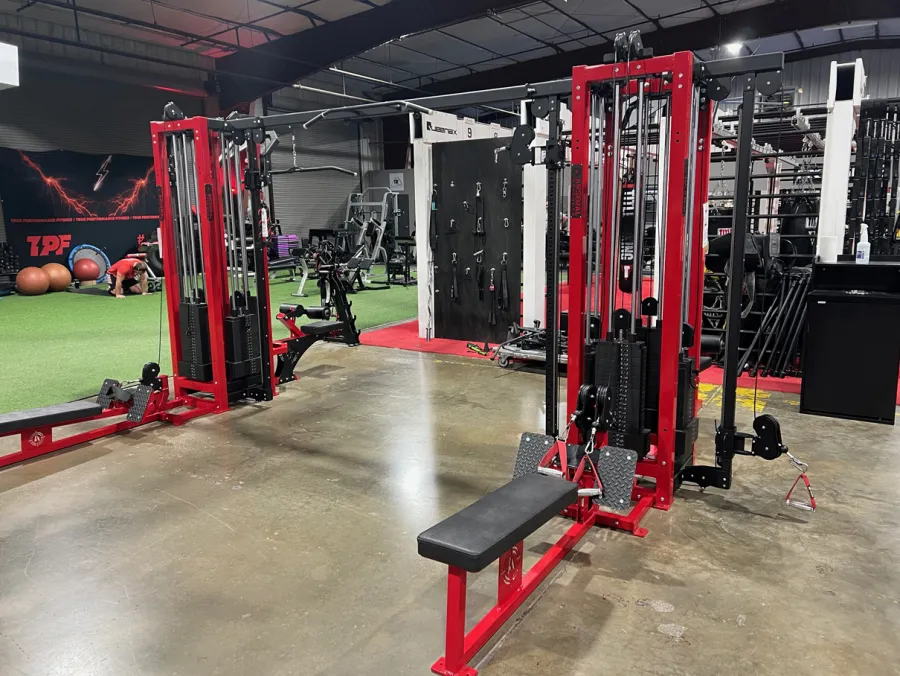 Gym equipment at True Performance Fitness