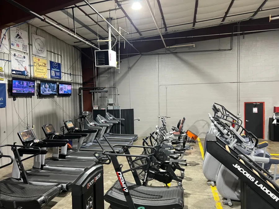Cardio equipment at True Performance Fitness