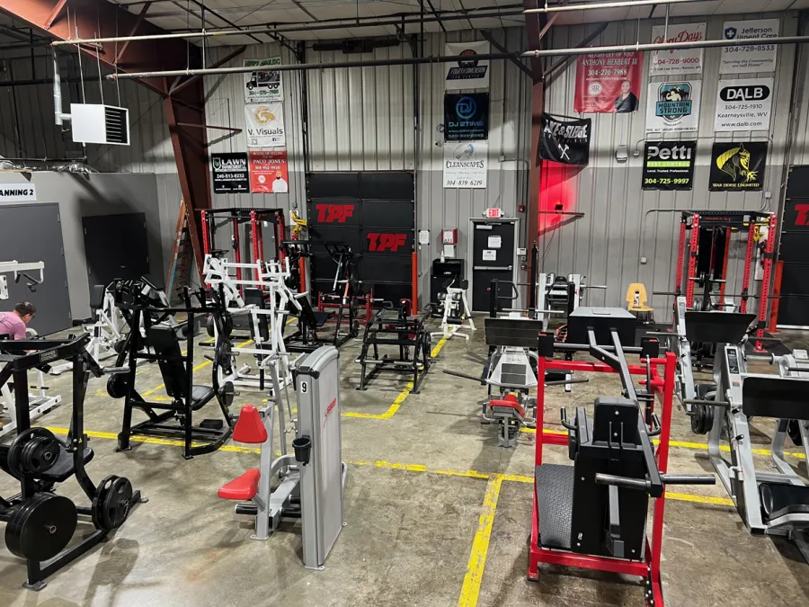 Gym equipment at True Performance Fitness